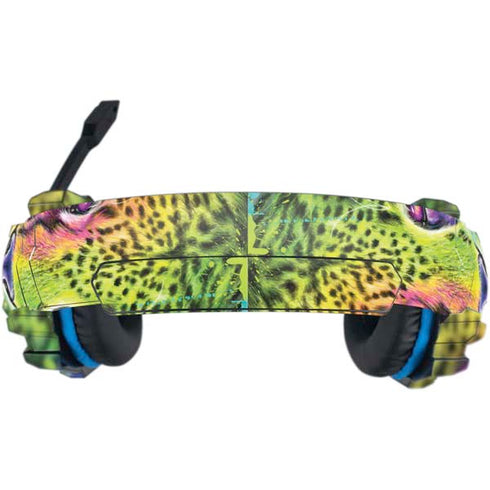 Neon Rainbow Cheetah with Rose by Sheena Pike BENGOO G9000 Skin